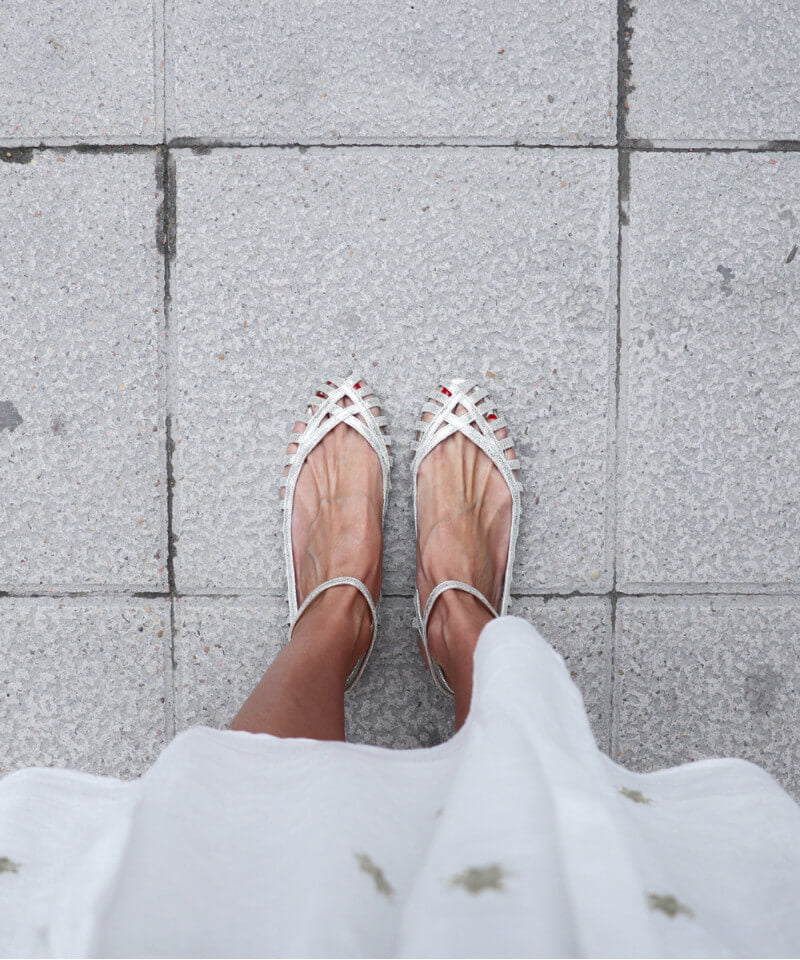 Ivy | Elegant Woven Ballet Flats