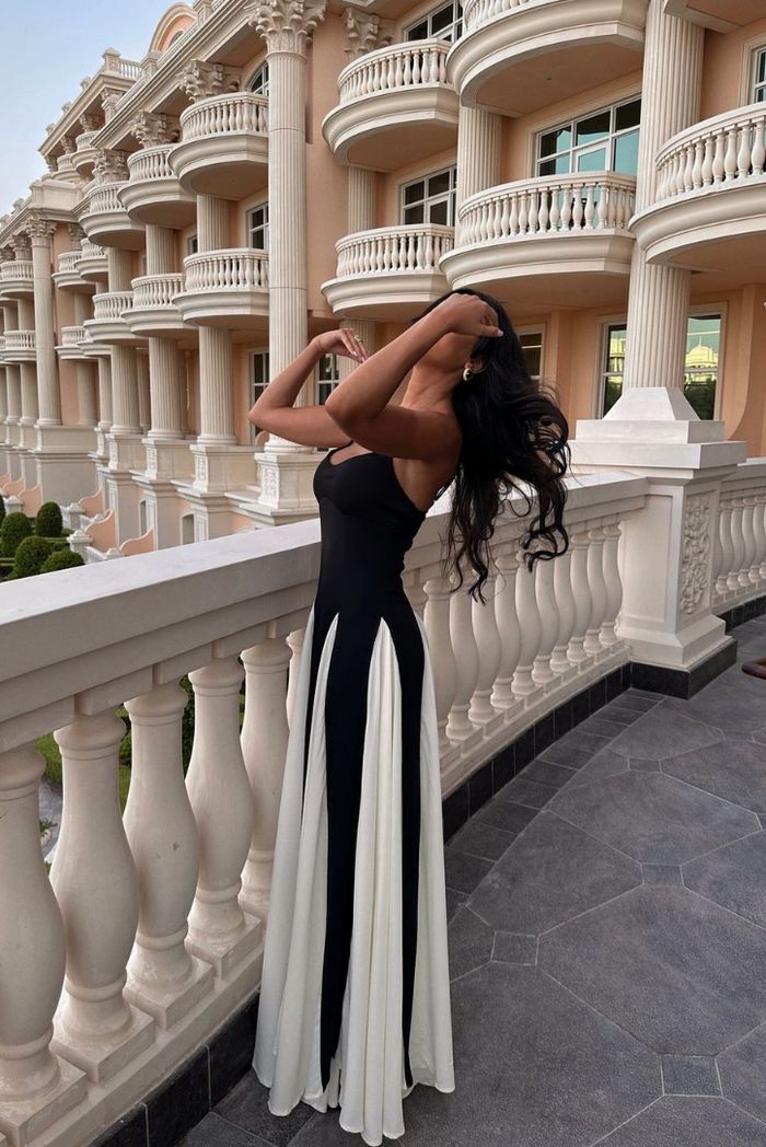 Vanity | Paneled Maxi Dress