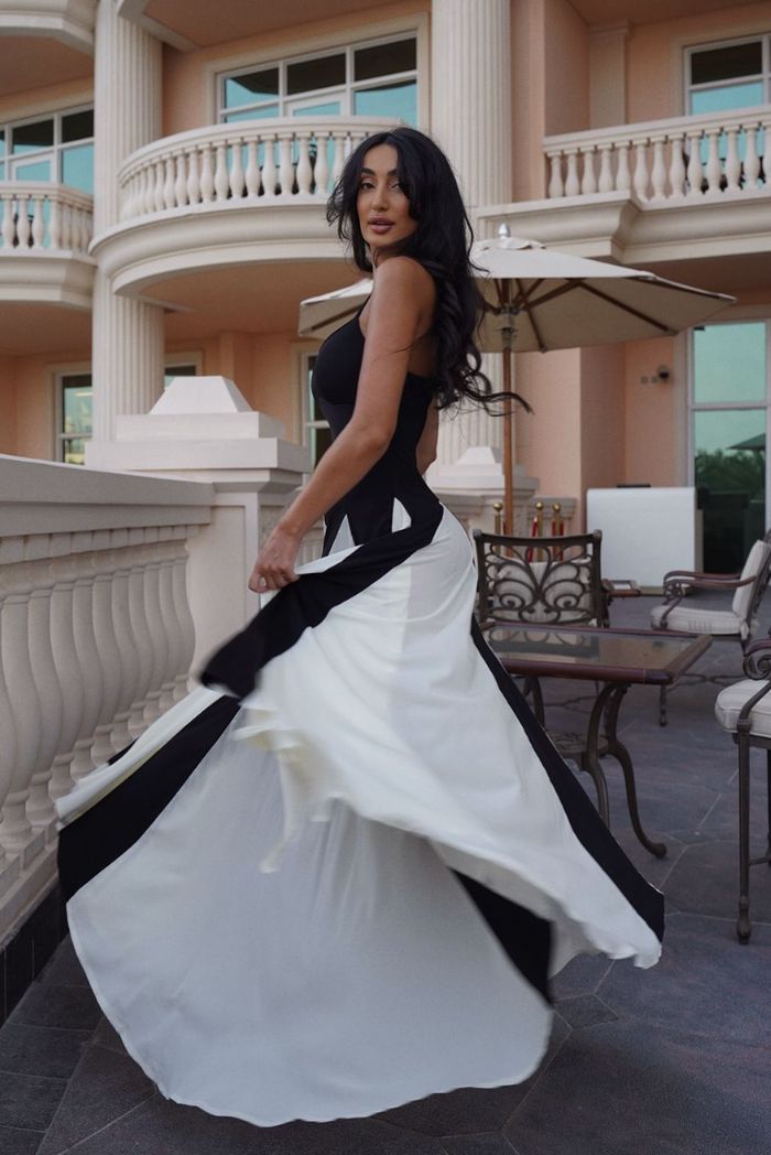 Vanity | Paneled Maxi Dress
