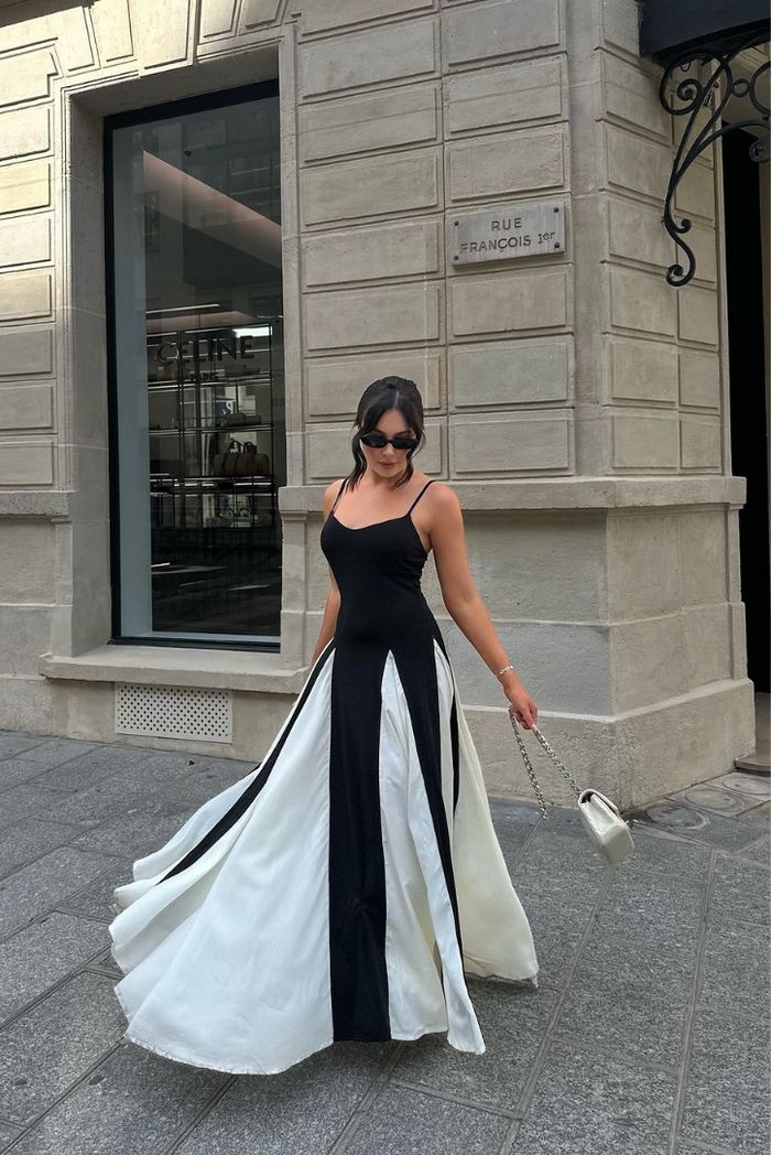 Vanity | Paneled Maxi Dress