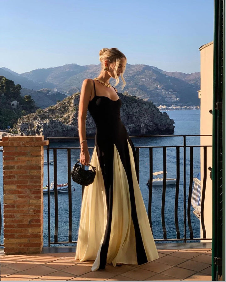 Vanity | Paneled Maxi Dress