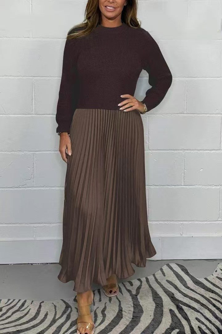 Graciela | Knit-Pleat Dress