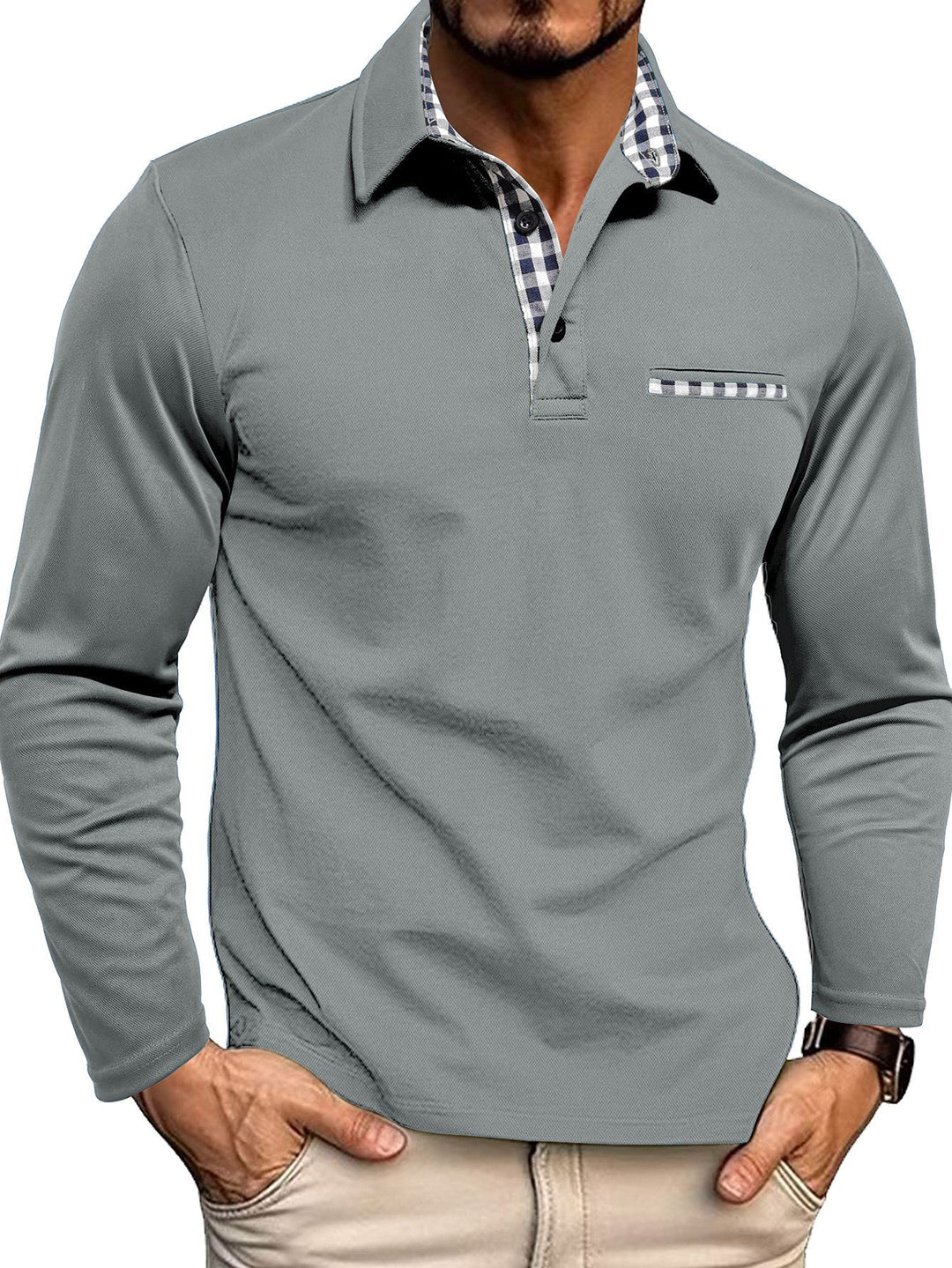 Arturo | Long-sleeved polo shirt