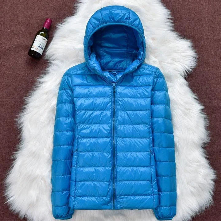 Helene | Jacket in white duck feathers