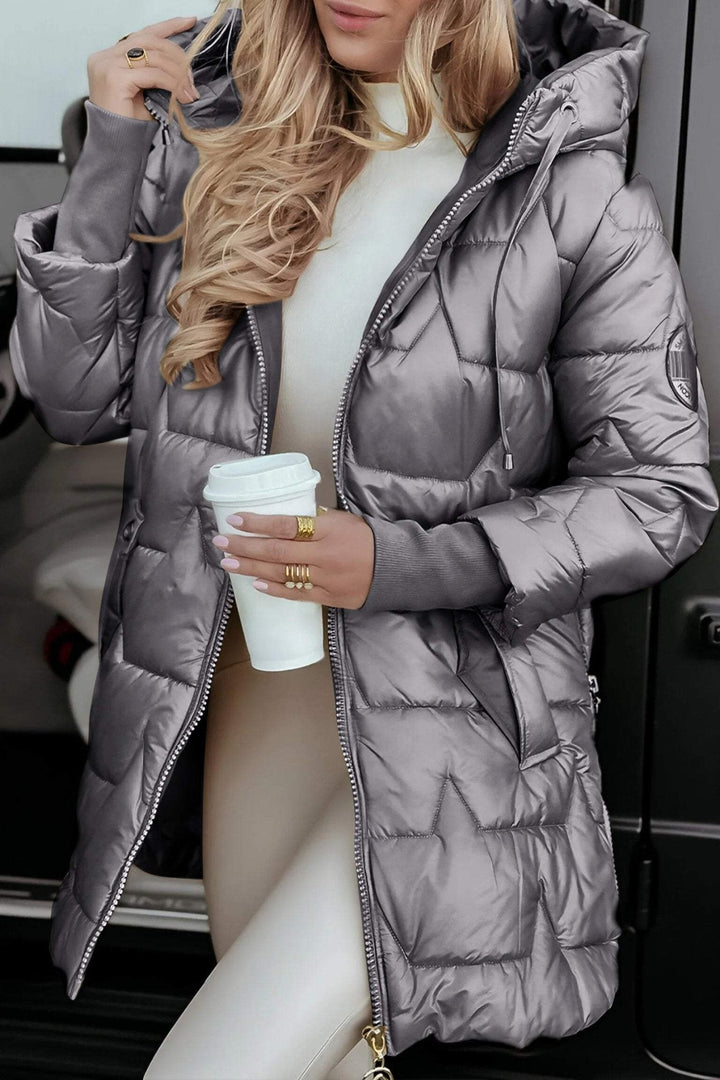 Abigail | Warm Textured Cotton Coat