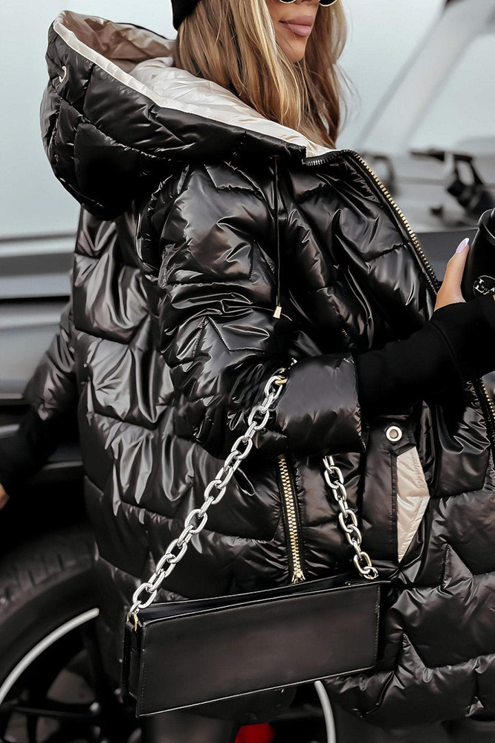 Abigail | Warm Textured Cotton Coat