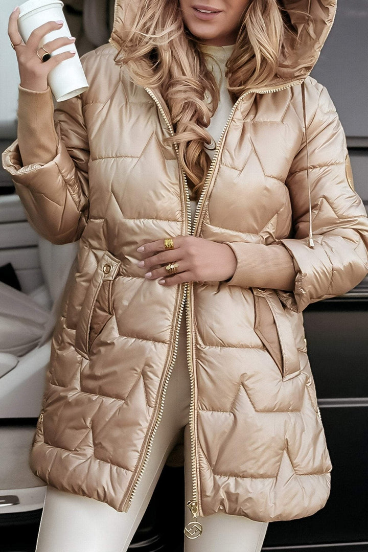 Abigail | Warm Textured Cotton Coat