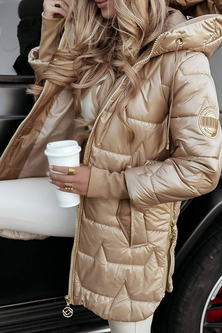Abigail | Warm Textured Cotton Coat