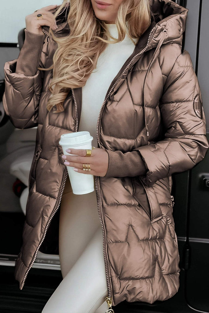 Abigail | Warm Textured Cotton Coat