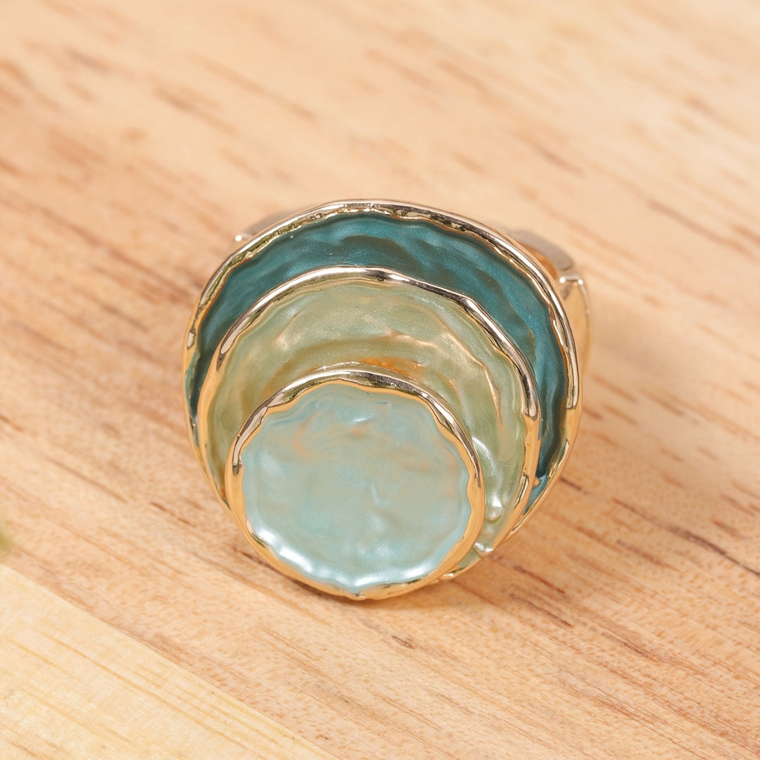 Luna | Boho Triple-Layer Enamel Ring