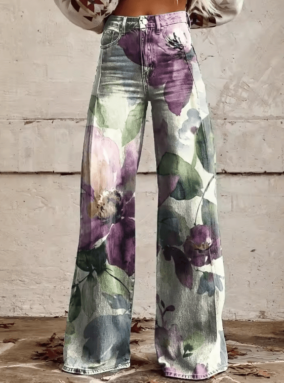 Erica | Bohemian Wide-Leg Trousers