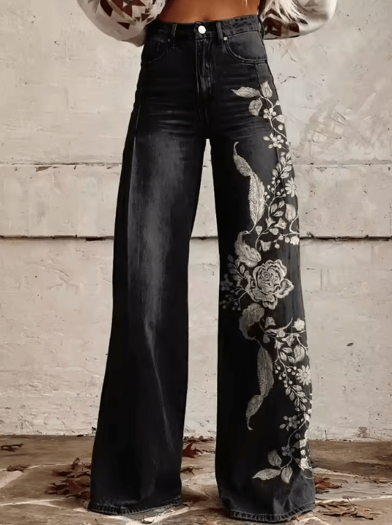 Erica | Bohemian Wide-Leg Trousers