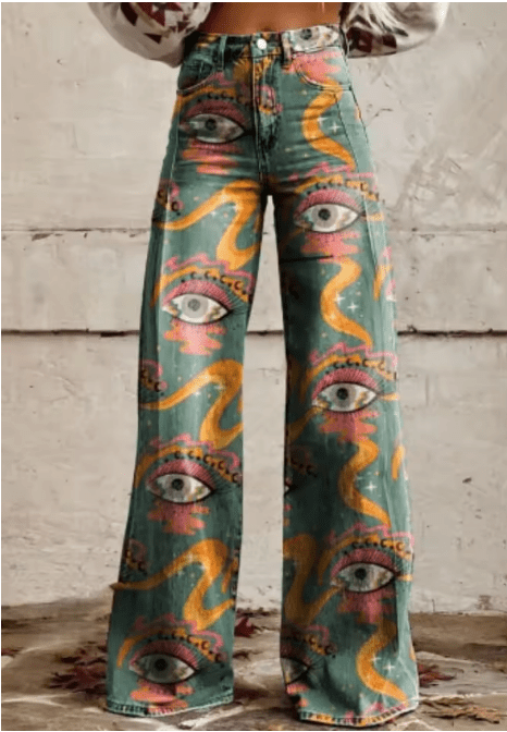 Erica | Bohemian Wide-Leg Trousers