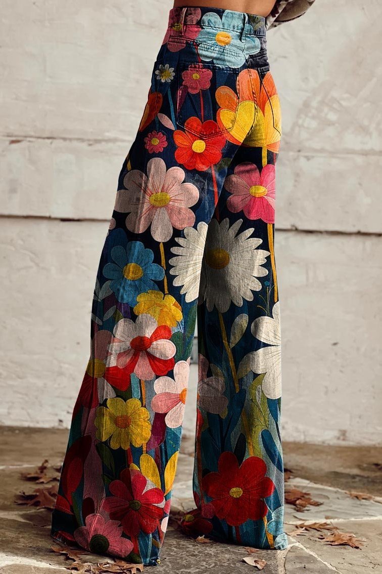 Erica | Bohemian Wide-Leg Trousers