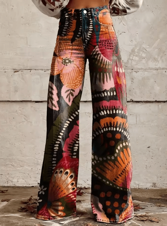 Erica | Bohemian Wide-Leg Trousers