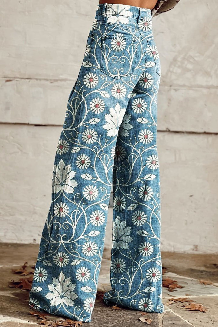 Erica | Bohemian Wide-Leg Trousers