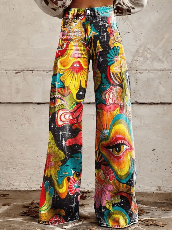 Erica | Bohemian Wide-Leg Trousers