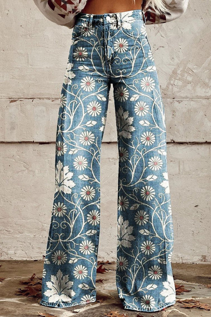 Erica | Bohemian Wide-Leg Trousers