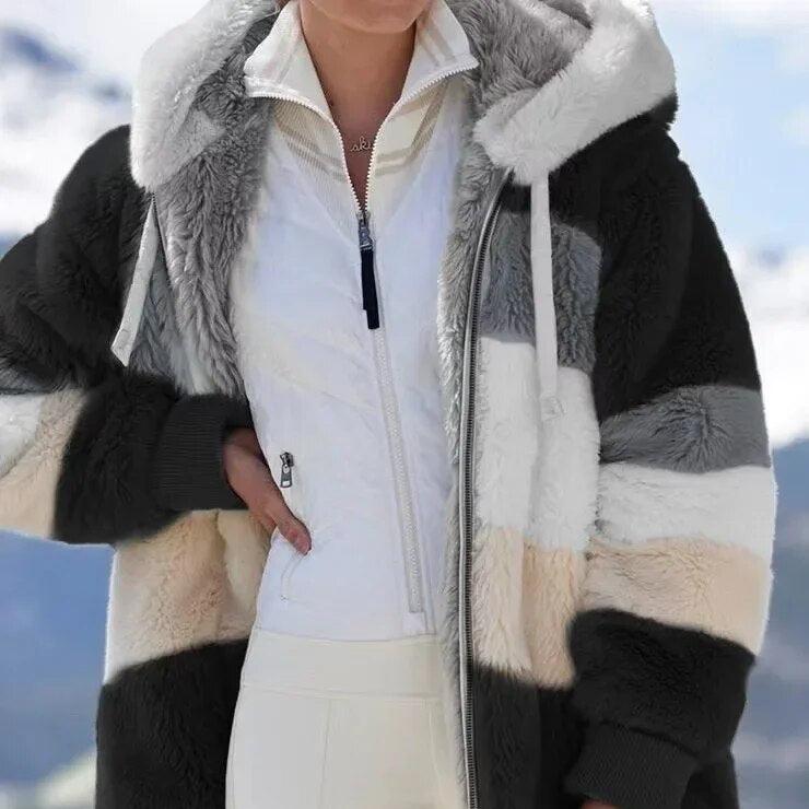 Corinne | Women’s Winter Hooded Zip Jacket