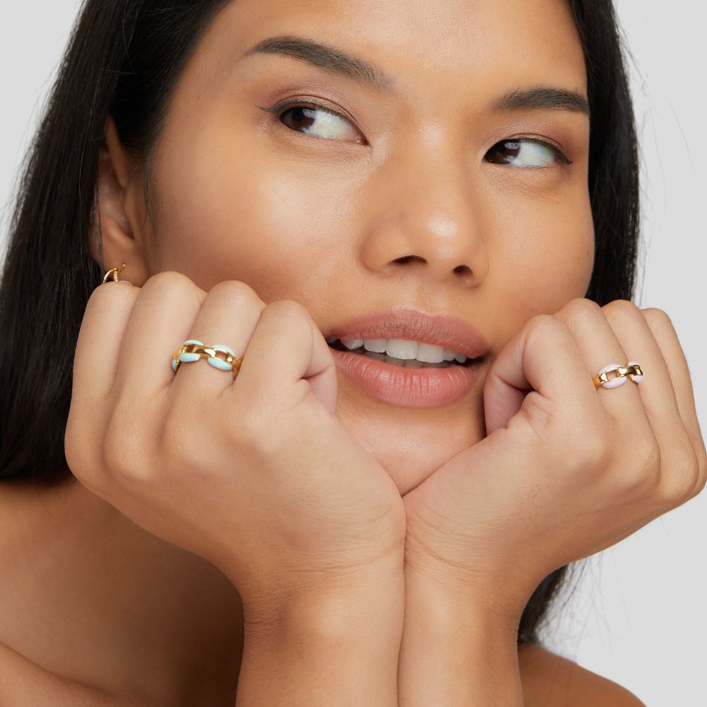 Reya – Blue Chain Ring