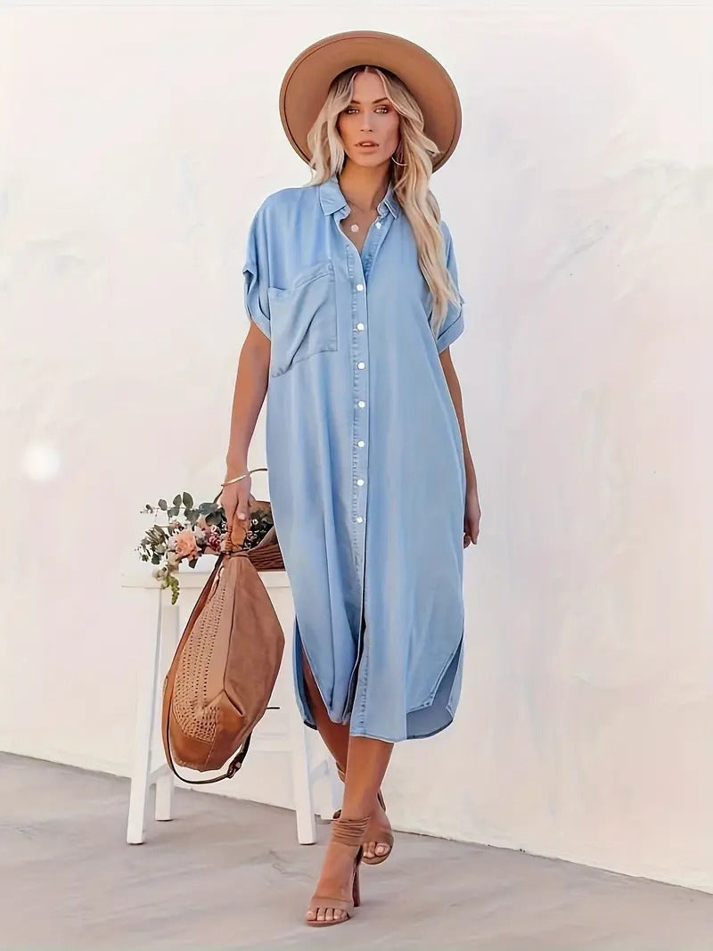 Iris | Shirt Dress with Pockets