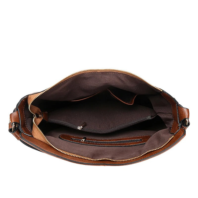 Amelia| Designer Shoulder Bag in Vegan Leather