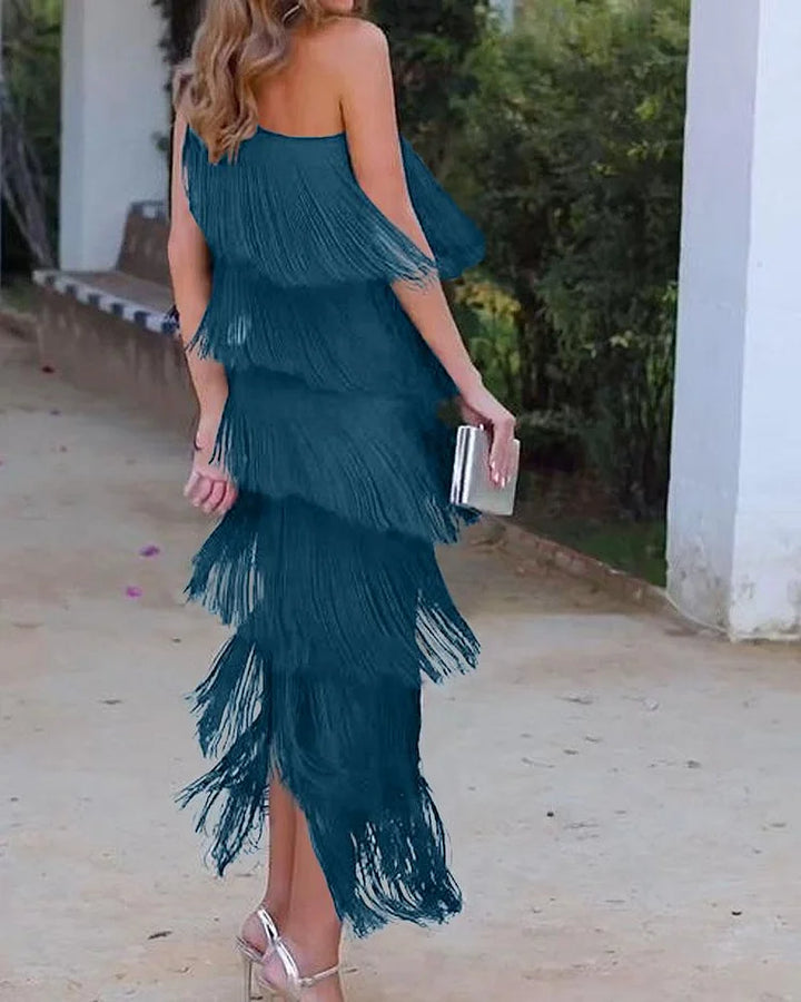 Poppy | Elegant off-the-shoulder dress