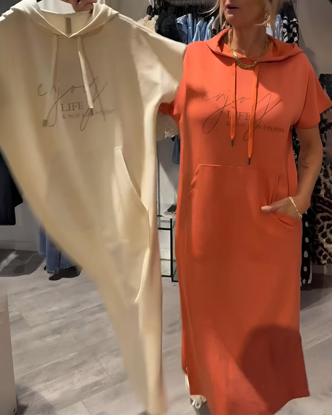 Elin | Casual Hoodie Dress