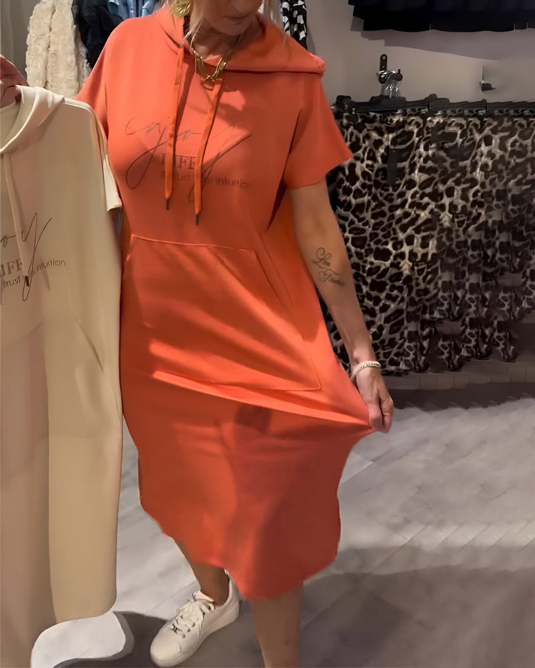 Elin | Casual Hoodie Dress