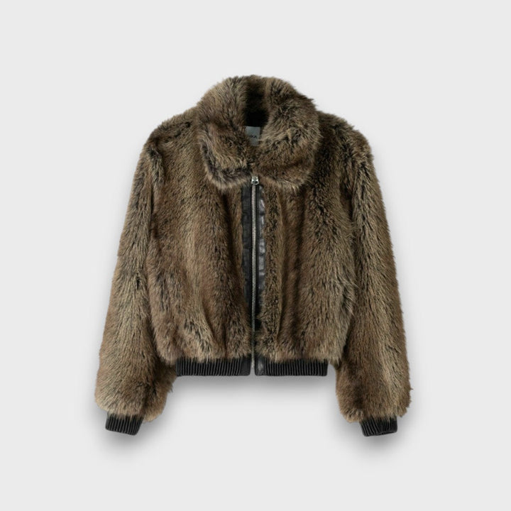 Seraphina | Short Faux Fur Jacket with Urban Chic