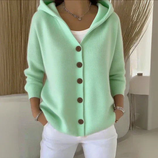 Erikah | Cozy Hooded Cardigan