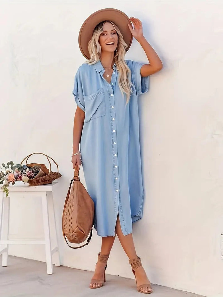 Iris | Shirt Dress with Pockets