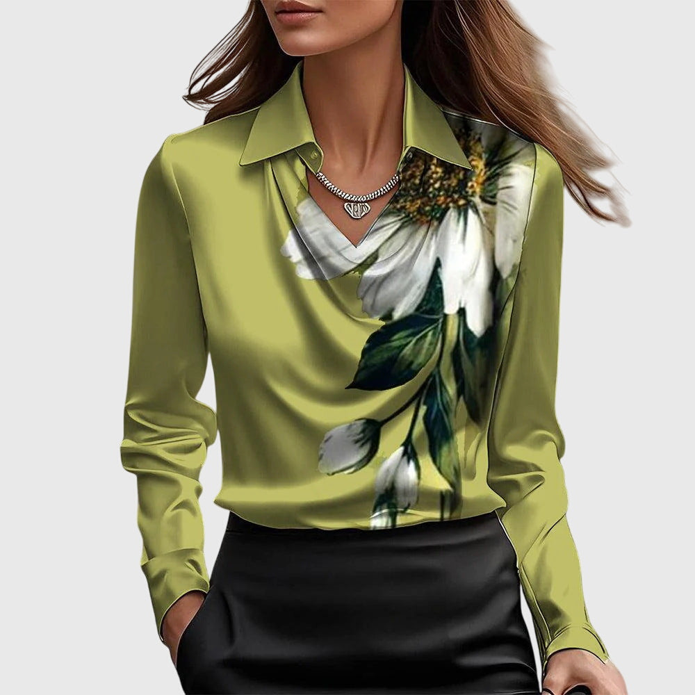 Celina | Blouse with Luxurious Shine