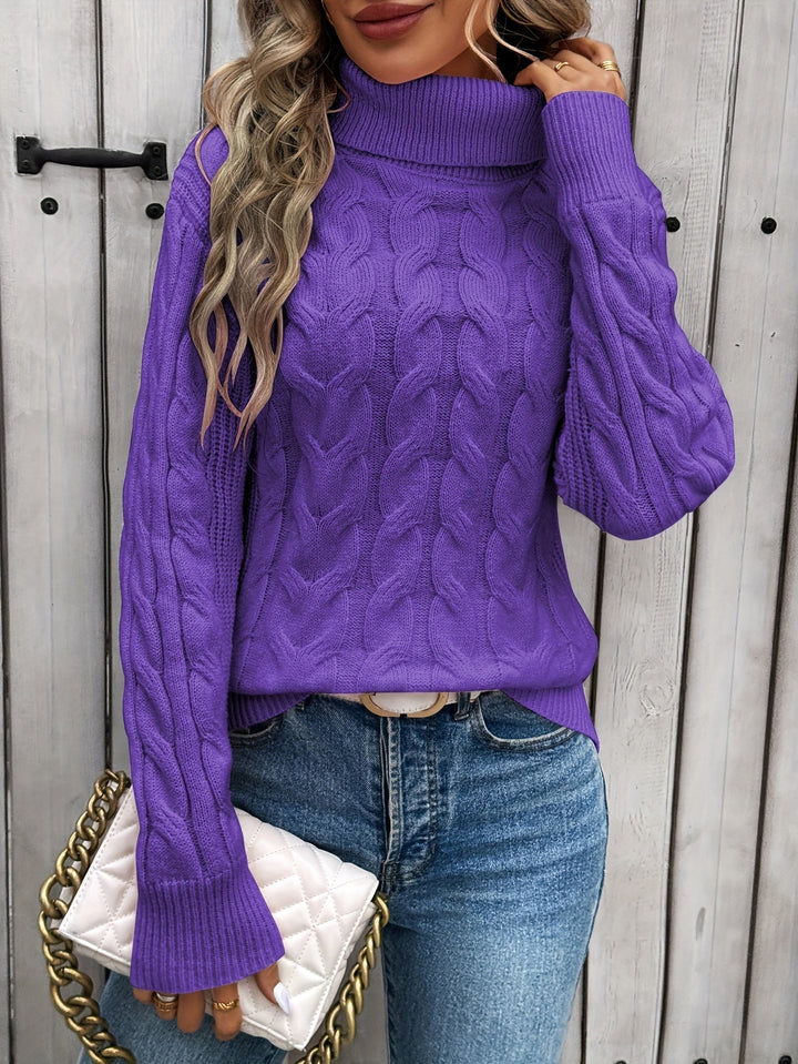 Olivia | Elegant Knitted Turtleneck