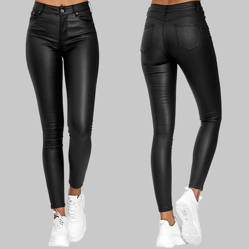 Natalie | Sleek Leather Pants