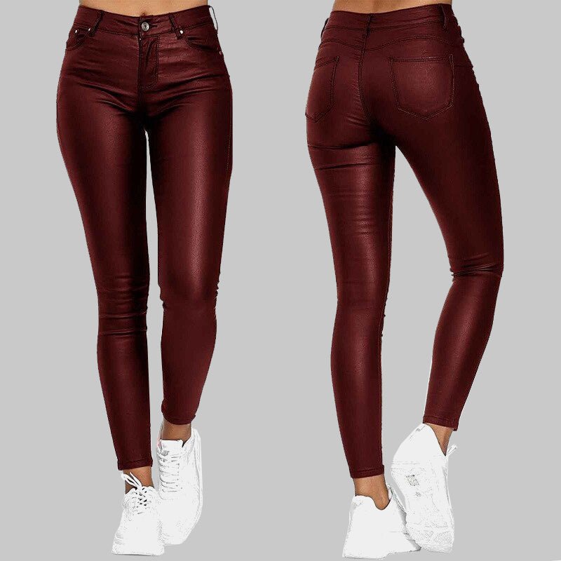 Natalie | Sleek Leather Pants