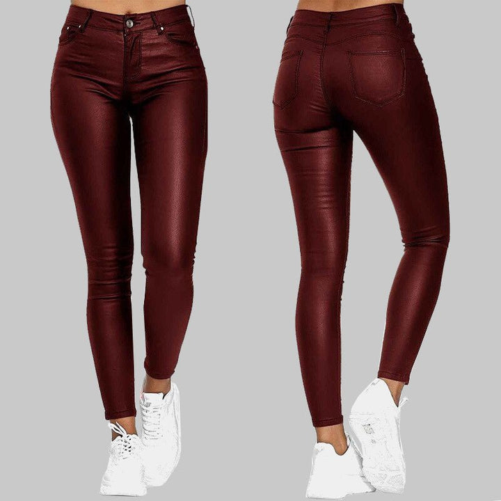 Natalie | Sleek Leather Pants