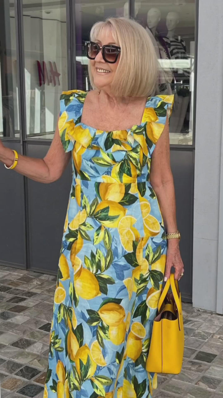 Edna | Summer Lemon Dress