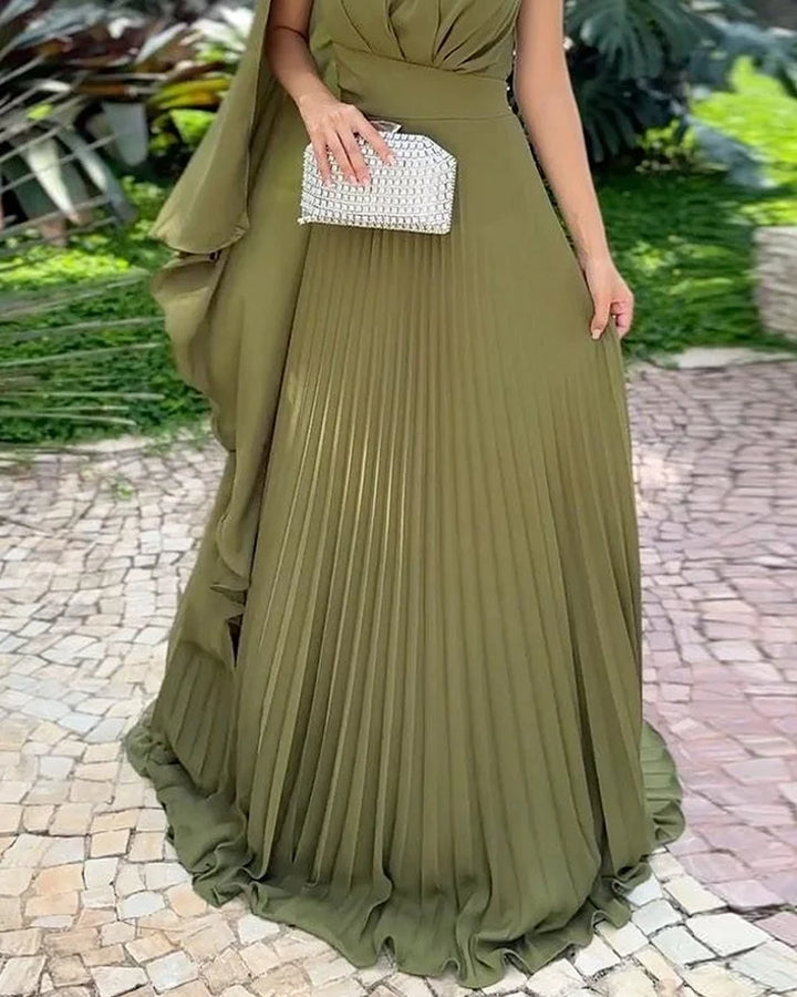 Meliora | One-Shoulder Pleated Dress
