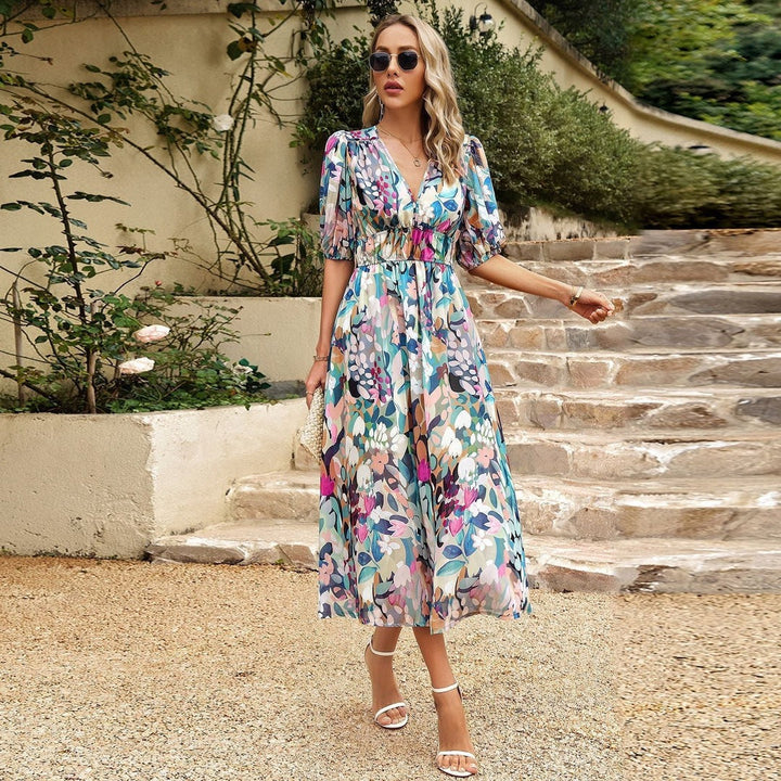 Brianna | Dress With V-Neck