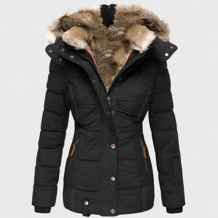 Léonie | Slim Fit Hooded Puffer Jacket
