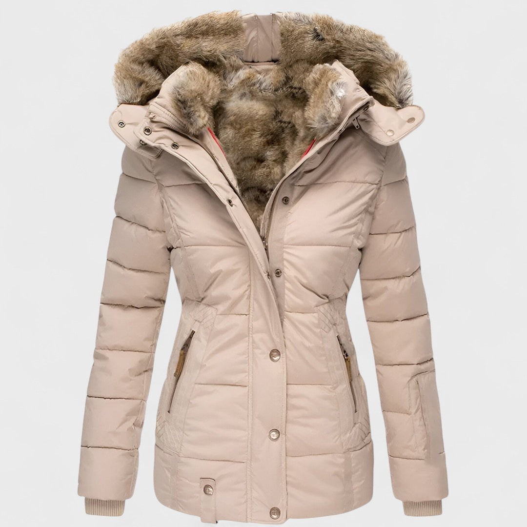 Léonie | Slim Fit Hooded Puffer Jacket