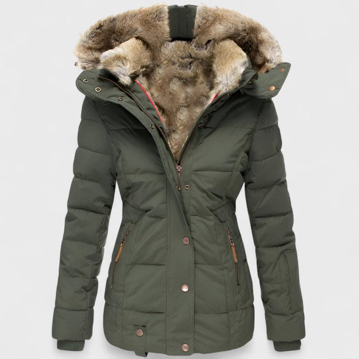 Léonie | Slim Fit Hooded Puffer Jacket
