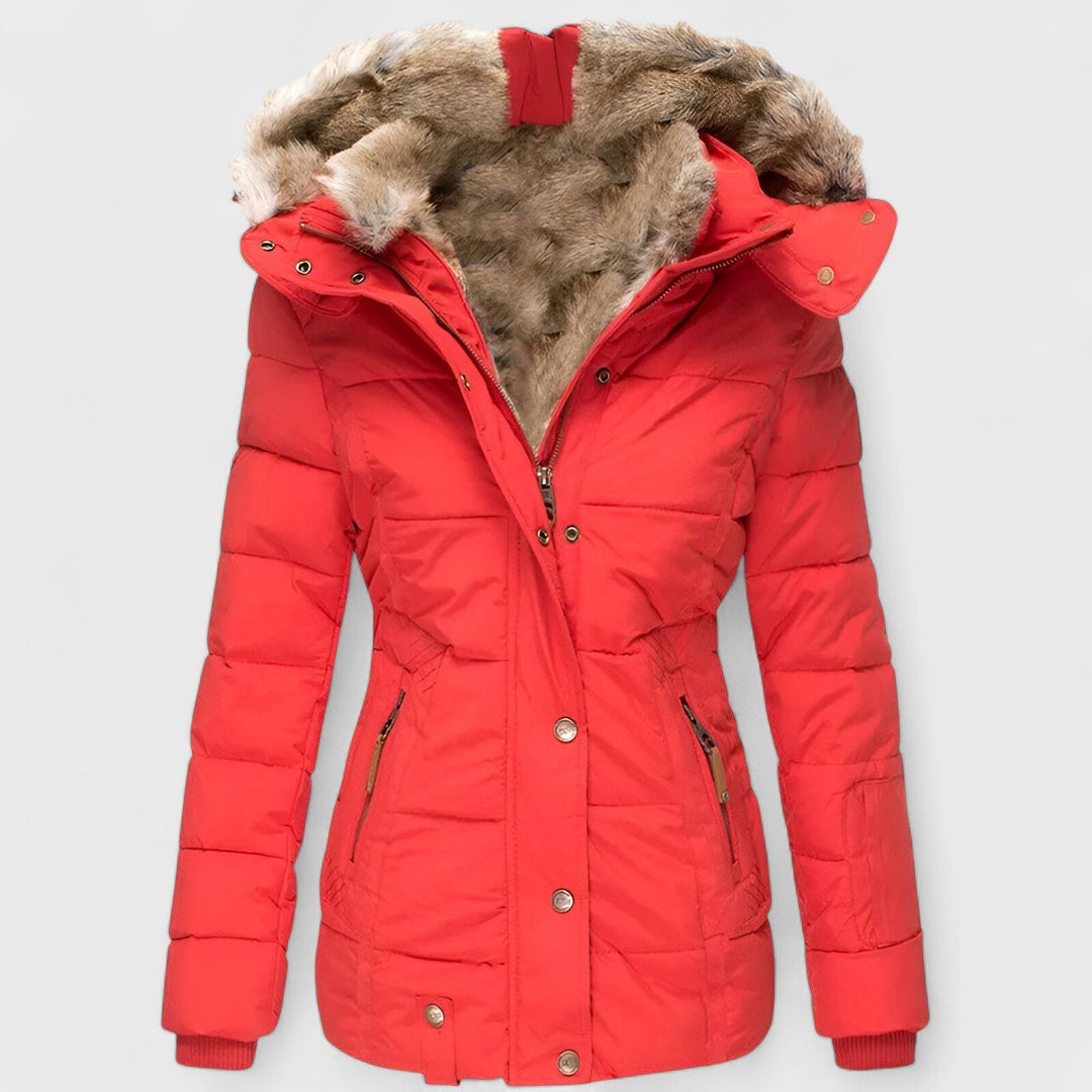 Léonie | Slim Fit Hooded Puffer Jacket