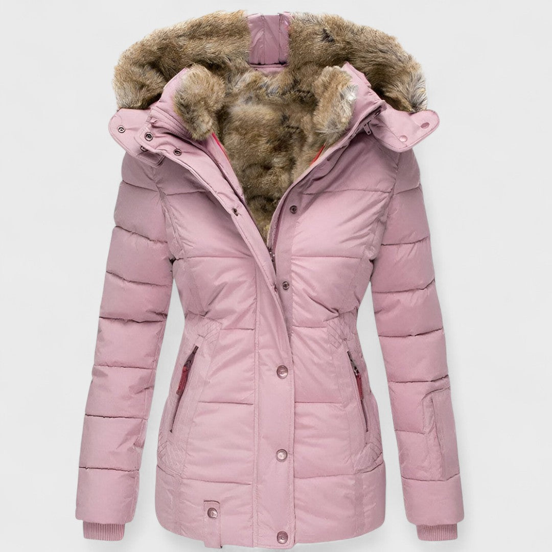 Léonie | Slim Fit Hooded Puffer Jacket