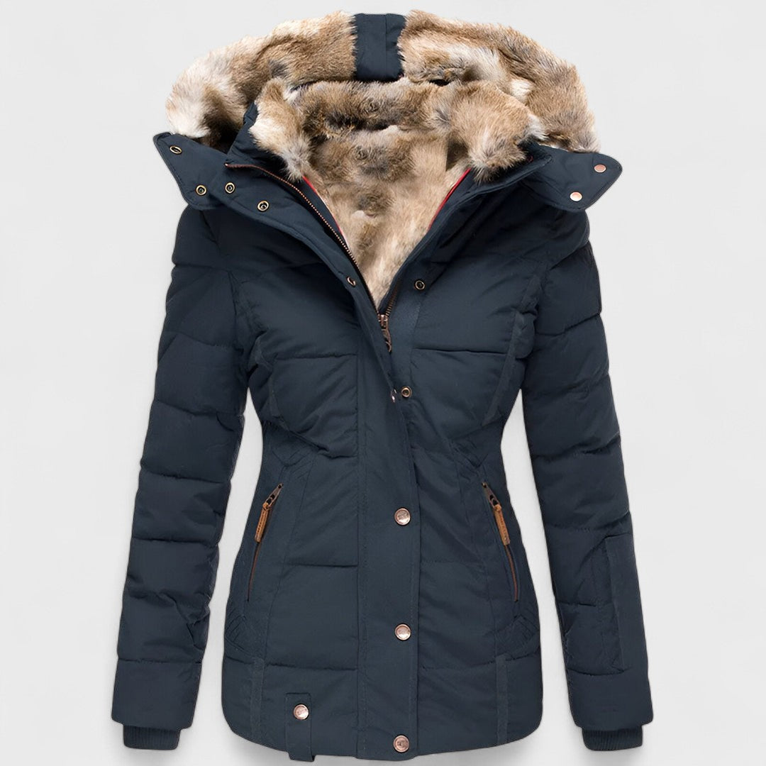 Léonie | Slim Fit Hooded Puffer Jacket