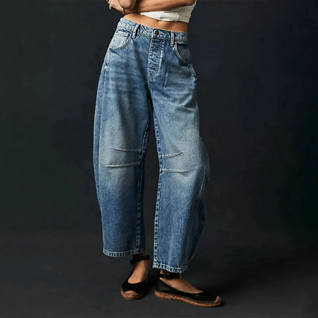 Elise | Trendy Loose-Fit Denim