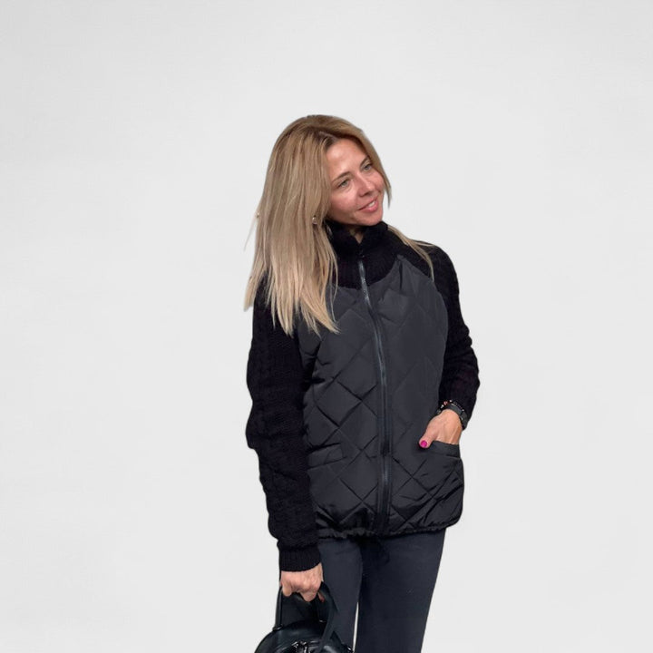 Luna | Women’s Patchwork Knit Jacket