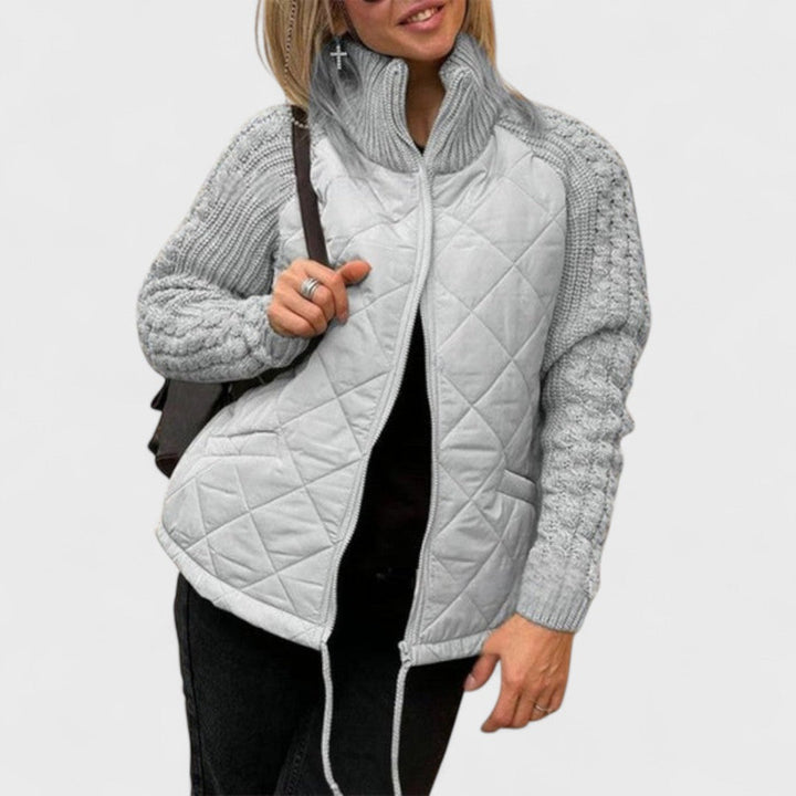 Luna | Women’s Patchwork Knit Jacket