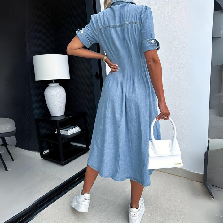 Alba | Denim Dress